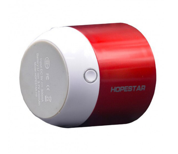 Беспроводная колонка HOPESTAR H9 с микрофоном + Bluetooth 3.0 встроенным радио 3 Вт красная (ЦУ-00025118) - изображение 4