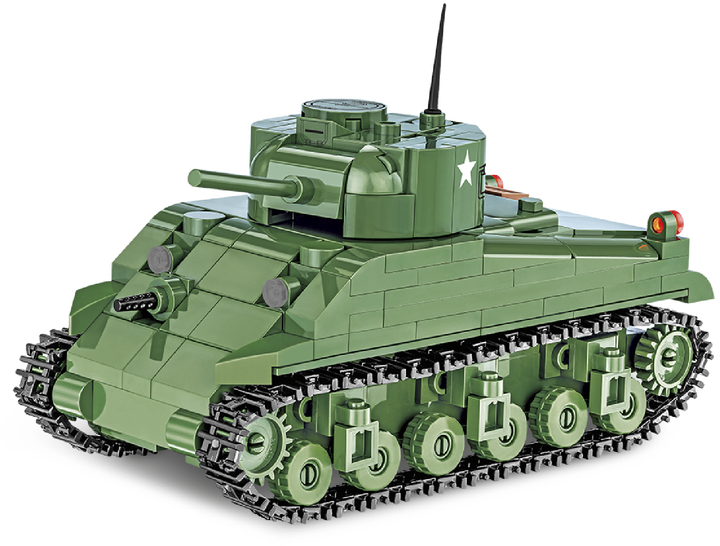 Klocki konstrukcyjne Cobi II Wojna Światowa Czołg M4 Sherman 312 elementów (COBI-2715) - obraz 3