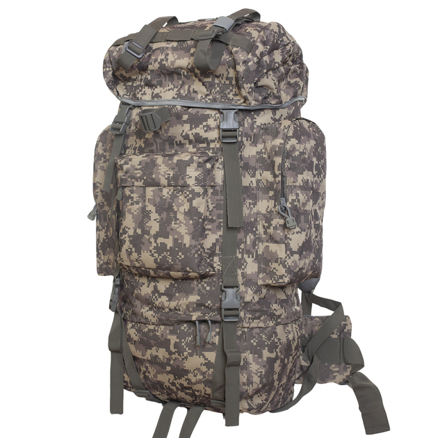 Тактичний рюкзак армійський Armory Ox 600D великий на 70л, водонепроникний Піксель - зображення 4