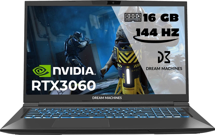 Ноутбук Dream Machines RG3060-17 (RG3060-17UA38) Black / 17.3” WVA Ноутбук Dream Machines RG3060-17 (RG3060-17UA38) Black / 17.3” WVA