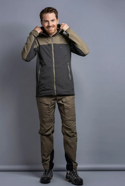 Куртка мужская Tatonka Cesi M's Hooded Jacket, Dark Grey/Olive, M (TAT 8610.270-M) - изображение 3