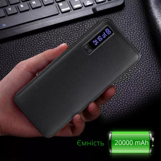 ПаверБанк Power Bank ELWorld 20000мАч Черный 7_A-0016-Z - изображение 3