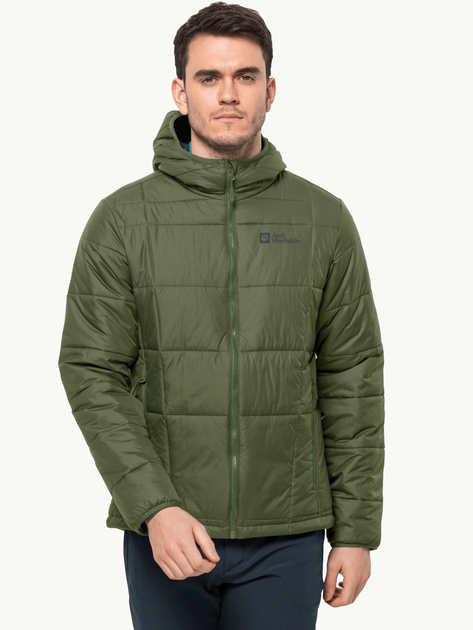 Куртка демисезонная с капюшоном мужская Jack Wolfskin Bergland Ins ...