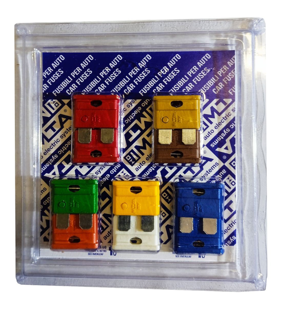 Предохранители плоские евро MTA 5А-30А, 12-24V набор 10шт - изображение 1
