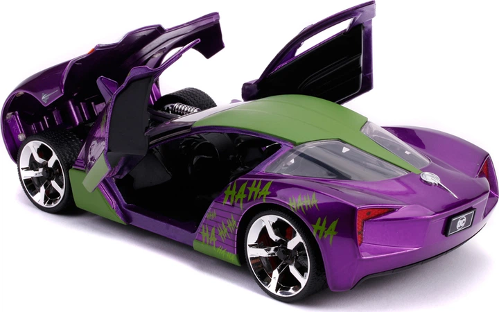 Машина металева Jada Chevrolet Corvette Stingray Concept 2009 + фігурка Джокера 1:24 (4006333068706) - Фото 7 Машина металева Jada Chevrolet Corvette Stingray Concept 2009 + фігурка Джокера 1:24 (4006333068706) - зображення 7