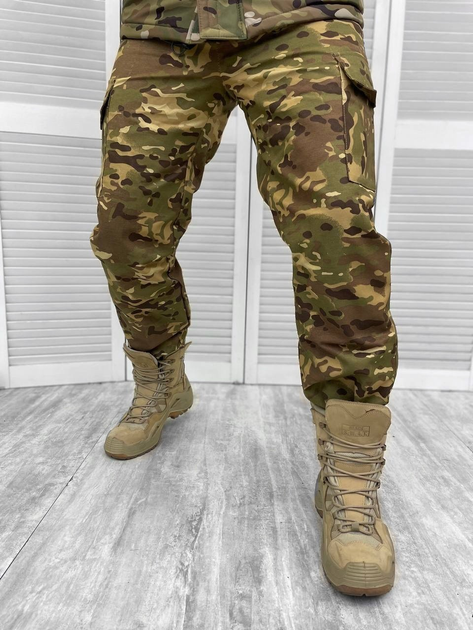 Тактичні теплі військові зимові бойові штани, Камуфляж: Мультикам, Розмір: M - зображення 1