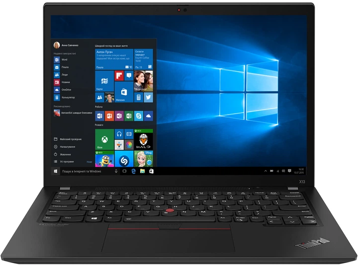 Ноутбук Lenovo ThinkPad X13 Gen 2 (20WLS54L00) Villi Black – фото ...