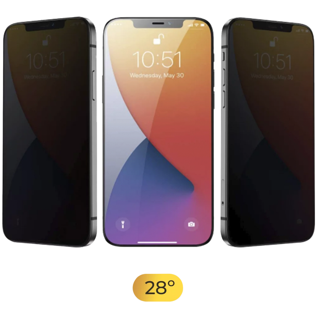 Защитное стекло для смартфона iLera DeLuxe Incognito FullCover Glass for iPhone 14 Pro - Фото 4 Защитное стекло для смартфона iLera DeLuxe Incognito FullCover Glass for iPhone 14 Pro - изображение 4