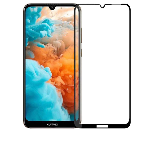 Salva Schermo Vetro Huawei Y6 2019 Honor 8A Nero - Protezione Casa