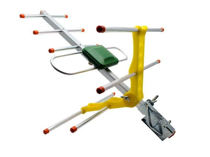 Антенна Эфирная Наружная DVB-T2 Eurosky ES-003 с усилителем 5v (Жёлтая ...