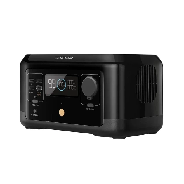 Портативна зарядна станція ECOFLOW RIVER Мini Wireless 210 Вт/час 300 Вт чиста синусоїда із безпровідною зарядкою EFRIVERminiWL300W-EU - Фото 2 Портативна зарядна станція ECOFLOW RIVER Мini Wireless 210 Вт/час 300 Вт чиста синусоїда із безпровідною зарядкою EFRIVERminiWL300W-EU - зображення 2