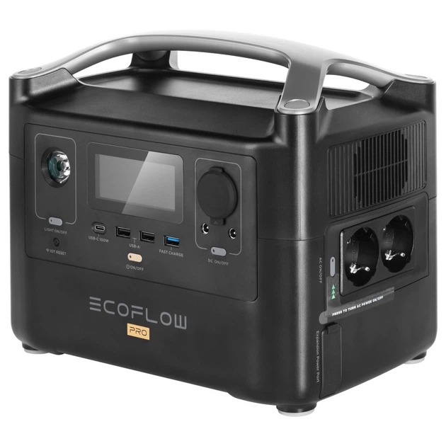 Портативна зарядна станція ECOFLOW River PRO 726Вт/час 600Вт EFRIVER600PRO-EU - Фото 3 Портативна зарядна станція ECOFLOW River PRO 726Вт/час 600Вт EFRIVER600PRO-EU - зображення 3