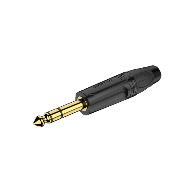 Разъем Roxtone RJ3P-BG Jack 6,3 (stereo) - Фото 1 Разъем Roxtone RJ3P-BG Jack 6,3 (stereo) - изображение 1