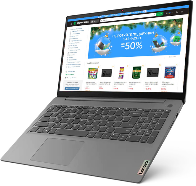 Ноутбук Lenovo IdeaPad 3 15ITL6 (82H802KWRA) Arctic Grey – фото, отзывы ...