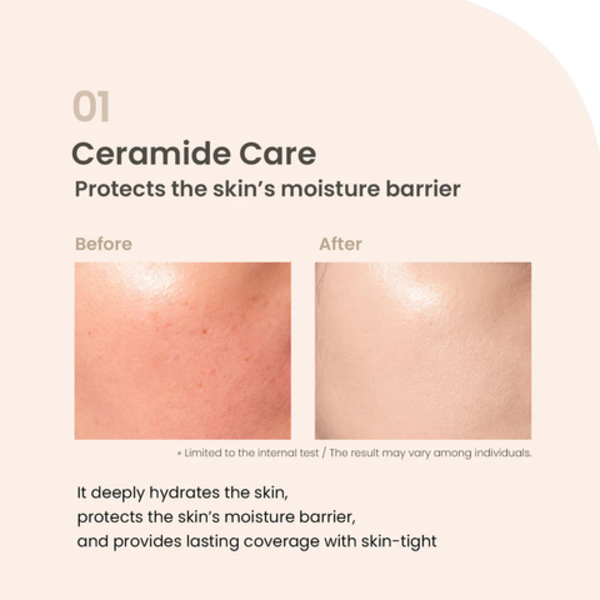 ВВ-крем HEIMISH Moringa Ceramide BB Cream SPF 30 PA++ с керамидами тон 21C Light Nude, 30 мл - изображение 4