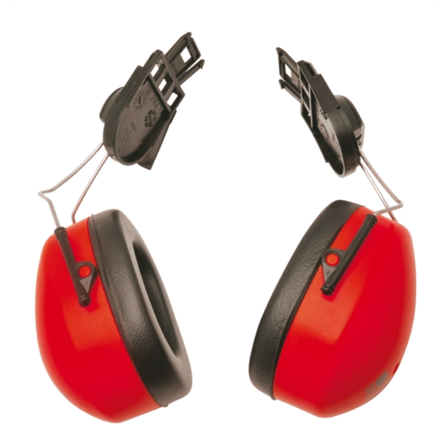 Навушники на каску Portwest PW42 протишумні червоні - зображення 1