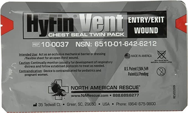 Окклюзионная наклейка с клапаном HyFinVent (1шт) - изображение 1