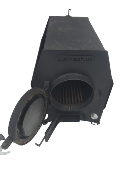 Печь-буржуйка на дровах Будмаш ЧГ-400 Комби-зольник с водным контуром Ч ...