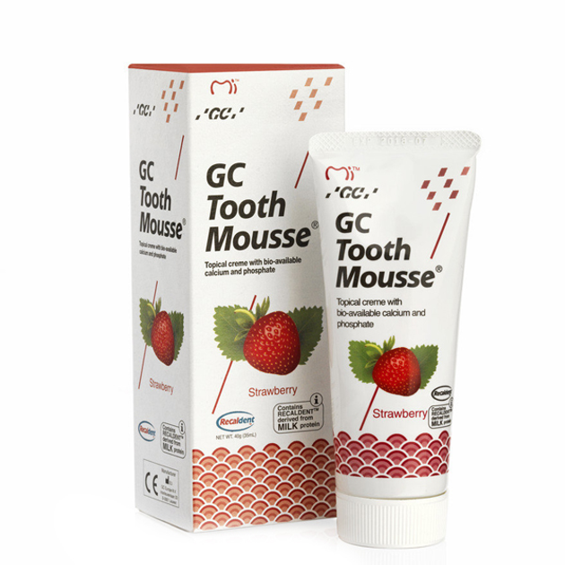 Тус Мусс Strawberry TOOTH MOUSSE гель для реминерализации и укрепления ...