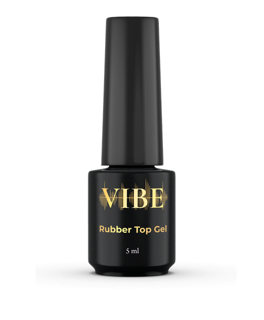 Закрепитель для гель-лака VIBE Rubber Top 5 мл - Фото 1 Закрепитель для гель-лака VIBE Rubber Top 5 мл - изображение 1