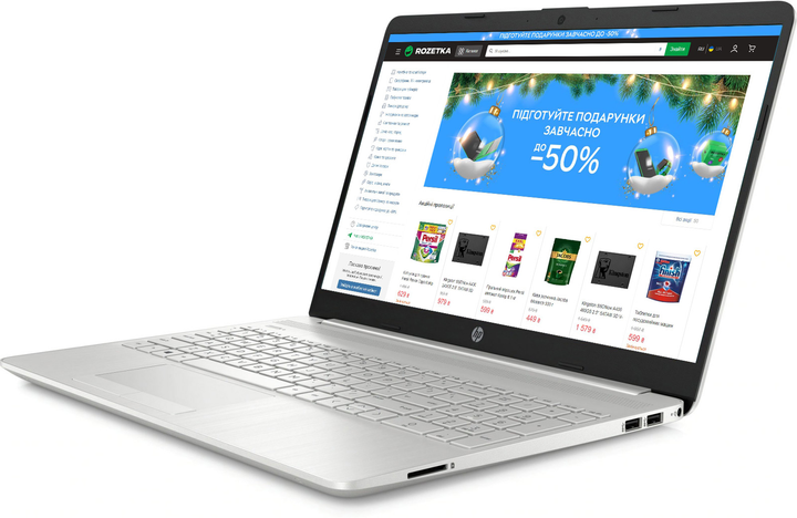 Ноутбук HP Laptop 15s-eq2115nw (4Y0U8EA) Silver – фото, відгуки ...