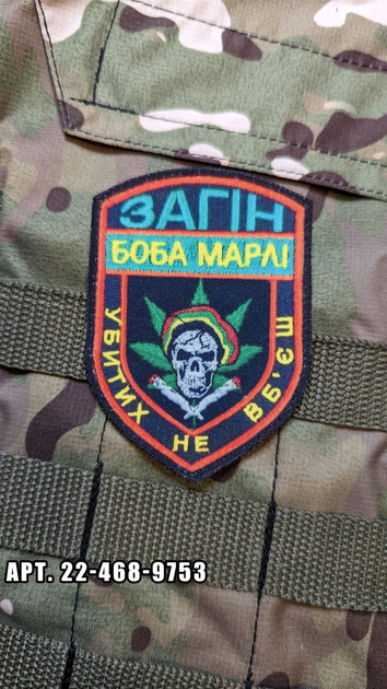 Патч на липучці Shevron.patch 9 х 7 см Різнобарвний (22-468-9753) - зображення 1