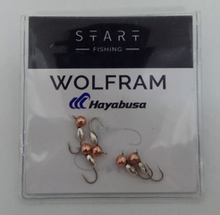 Блешня вольфр. Start Fishing Головастик кр.№14 Cu+Silver 4* 2,4 мм 0,7 г 048-042-1 - Фото 1 Блешня вольфр. Start Fishing Головастик кр.№14 Cu+Silver 4* 2,4 мм 0,7 г 048-042-1 - зображення 1