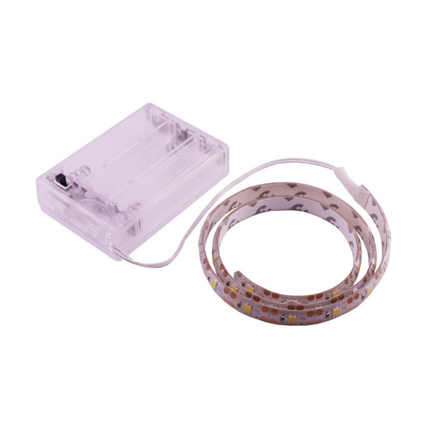 Светодиодная Led лента на батарейках 3xAA SMD лента 2 м мульти ...