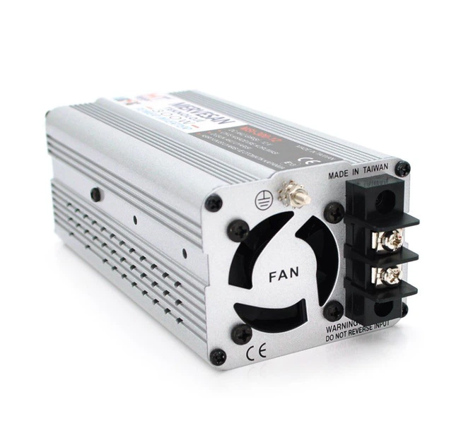 Інвертор напруги Mervesan MSI300, 12V/220V, 300Вт, 12/220V, approximated, 1 розетка, клем - зображення 3
