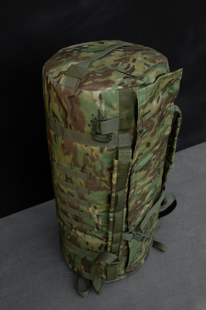 Сумка баул-рюкзак военный Обериг 100л 80*40 см мультикам (английский) - изображение 1