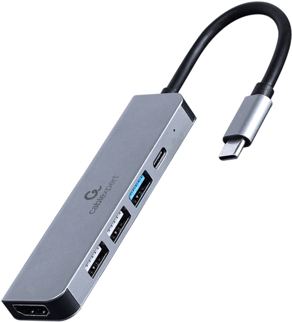 USB-хаб Cablexpert USB-C 5-в-1 (хаб/HDMI/PD) (A-CM-COMBO5-03) – фото ...