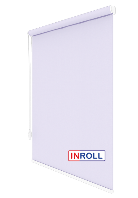Ролета тканевая INROLL Есо-Mini 107,5х165 см Len Светло-лавандовый 611 - изображение 2
