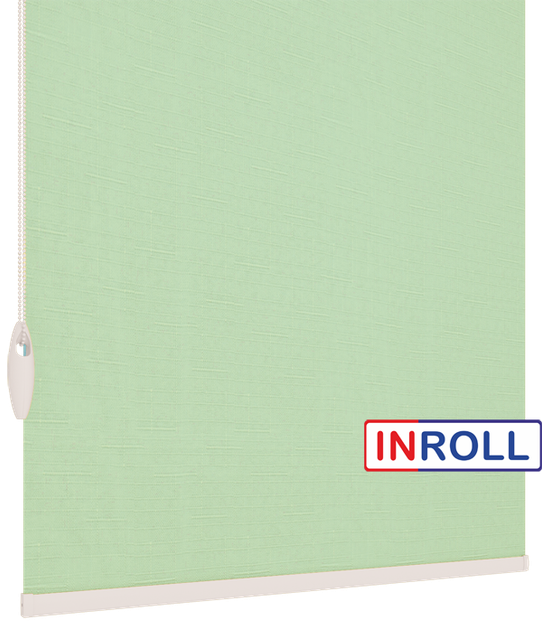 Ролета тканевая INROLL Есо-Mini Plus 55х165 см Len Светло-мятный 2073 - Фото 4 Ролета тканевая INROLL Есо-Mini Plus 55х165 см Len Светло-мятный 2073 - изображение 4