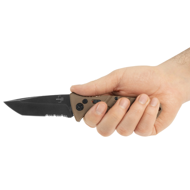 Складной Пружинный Нож Boker Plus Strike Coyote Tanto (01BO425) - изображение 2