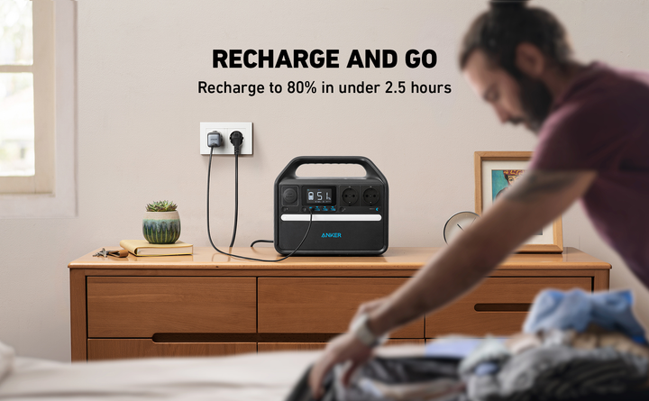 Зарядна станція Anker PowerHouse 535 / 716 Вт / 512 Вт⋅год / LiFePO4 (A1751311) - зображення 11