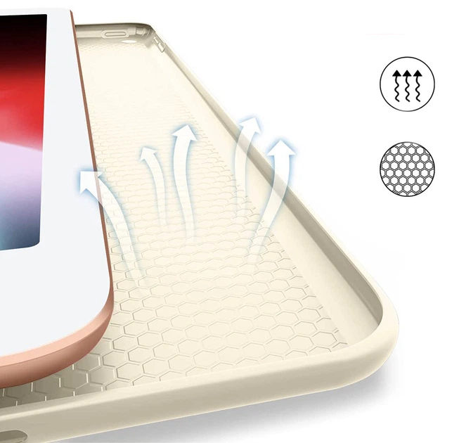 Чехол для планшета BeCover Tri Fold Soft TPU Silicone для Apple iPad 9.7 2017/2018 A1822/A1823/A1893/A1954 Gold (BC_706877) - изображение 4