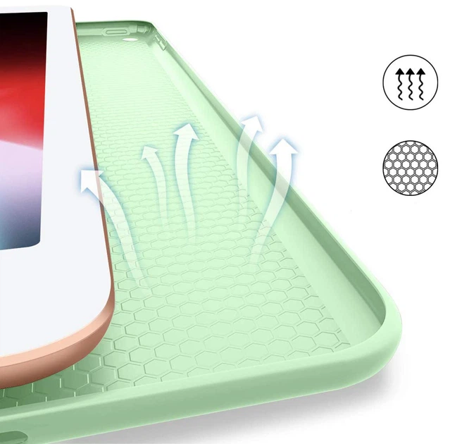 Чехол для планшета BeCover Tri Fold Soft TPU Silicone для Apple iPad 10.2 2019/2020/2021 Green (BC_706884) - Фото 3 Чехол для планшета BeCover Tri Fold Soft TPU Silicone для Apple iPad 10.2 2019/2020/2021 Green (BC_706884) - изображение 3