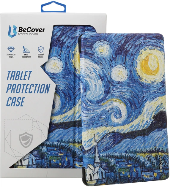 Чехол для планшета BeCover Smart Case для Lenovo Tab M10 Plus TB-125F (3rd Gen)/K10 Pro TB-226 10.61" Night (BC_708315) - изображение 2