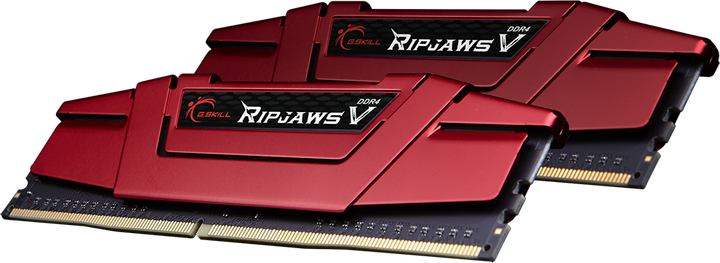 Оперативная память G.Skill DDR4-3400 32768MB PC4-27200 (Kit of 2x16384) Ripjaws V Red (F4-3400C16D-32GVR) - изображение 2