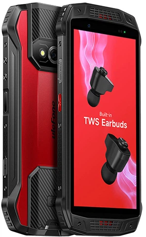 Smartfon Ulefone Armor 15 6/128GB Black/Red - obraz 2