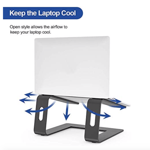 Подставка для ноутбука BESIGN Laptop Stand Aluminum Black (LS03) - изображение 3
