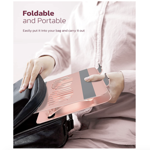 Подставка для ноутбука Nulaxy Galaxy Aluminum Laptop Stand Rose (LS-09) - изображение 7