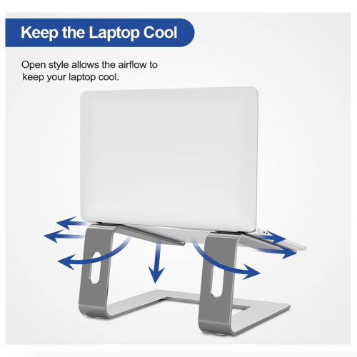 Подставка для ноутбука BESIGN Laptop Stand Aluminum Grey (LS03) - изображение 3