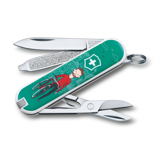 Складаний ніж Victorinox Classic Bike Ride your 0.6223.L1508 - зображення 1