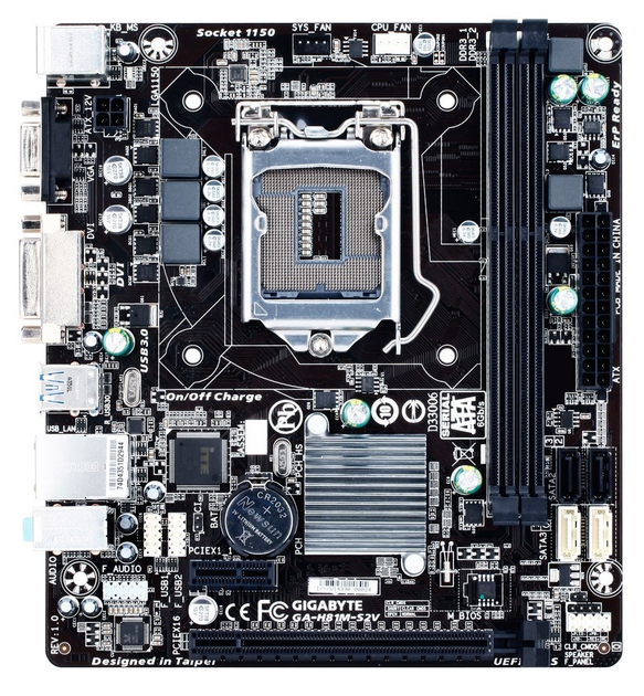 Материнская плата Socket 1150 GIGABYTE GA-H81M-S2V ( USB 3.0 / SATA 3 ...