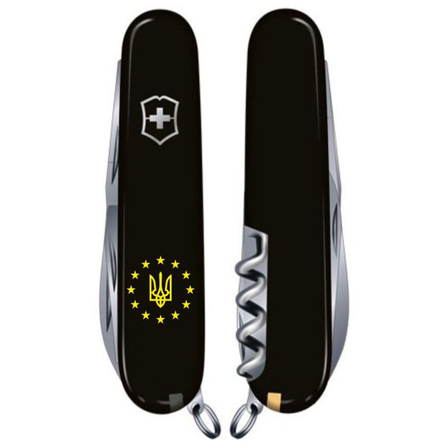 Складной нож Victorinox CLIMBER UKRAINE Трезубец в ЕС 1.3703.3_T1140u - изображение 2