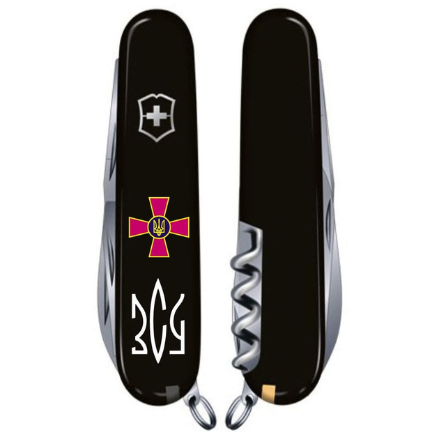 Складаний ніж Victorinox CLIMBER ARMY Емблема ЗСУ + Тризуб ЗСУ 1.3703.3_W1010u - зображення 2