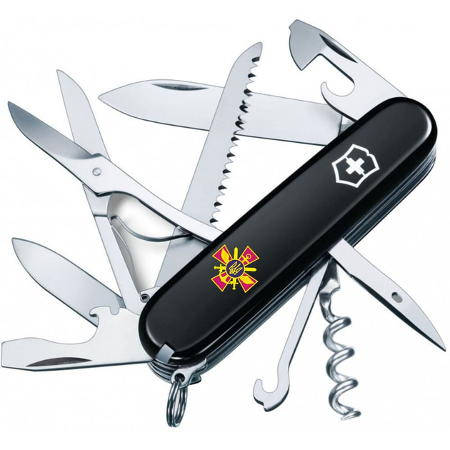 Складаний ніж Victorinox HUNTSMAN ARMY Емблема ГШ ЗСУ 1.3713.3_W0050u - зображення 1