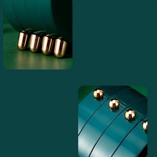 Шкатулка для хранения ювелирных украшений CX-9001 Зеленая (kt-CX-9001) - изображение 7