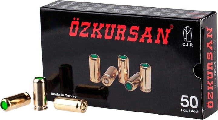 Холостый Ozkursan патрон калибр 8 мм Н. А. пистолетный (00-00002543) - изображение 1